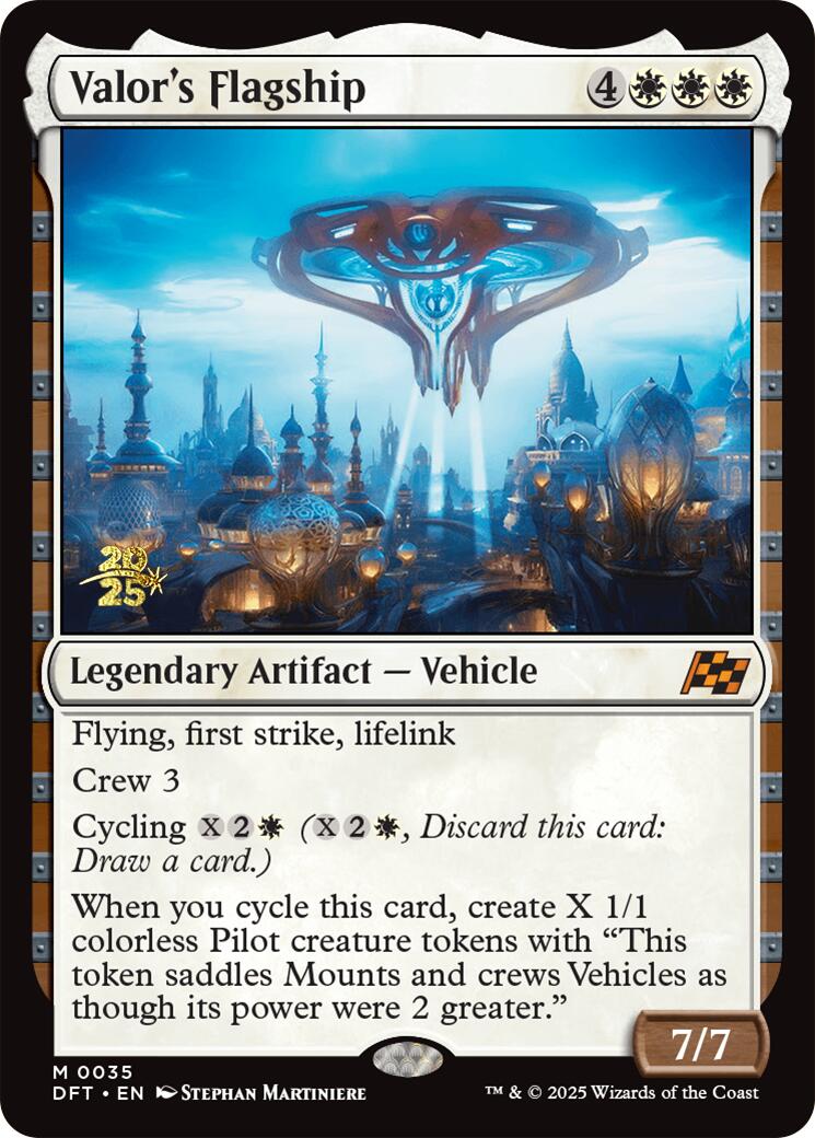 Valor's Flagship [Aetherdrift Prerelease Promos] | Shuffle n Cut Hobbies & Games