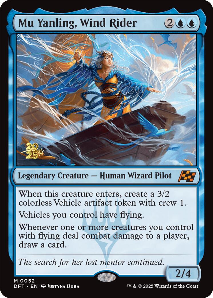 Mu Yanling, Wind Rider [Aetherdrift Prerelease Promos] | Shuffle n Cut Hobbies & Games