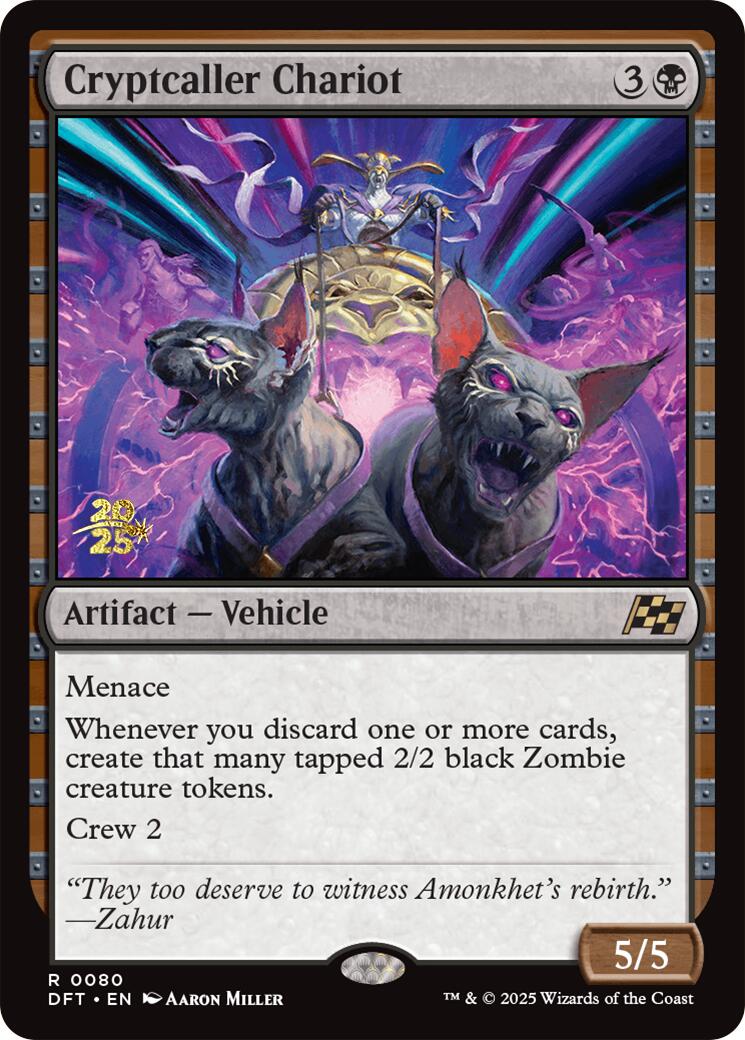 Cryptcaller Chariot [Aetherdrift Prerelease Promos] | Shuffle n Cut Hobbies & Games