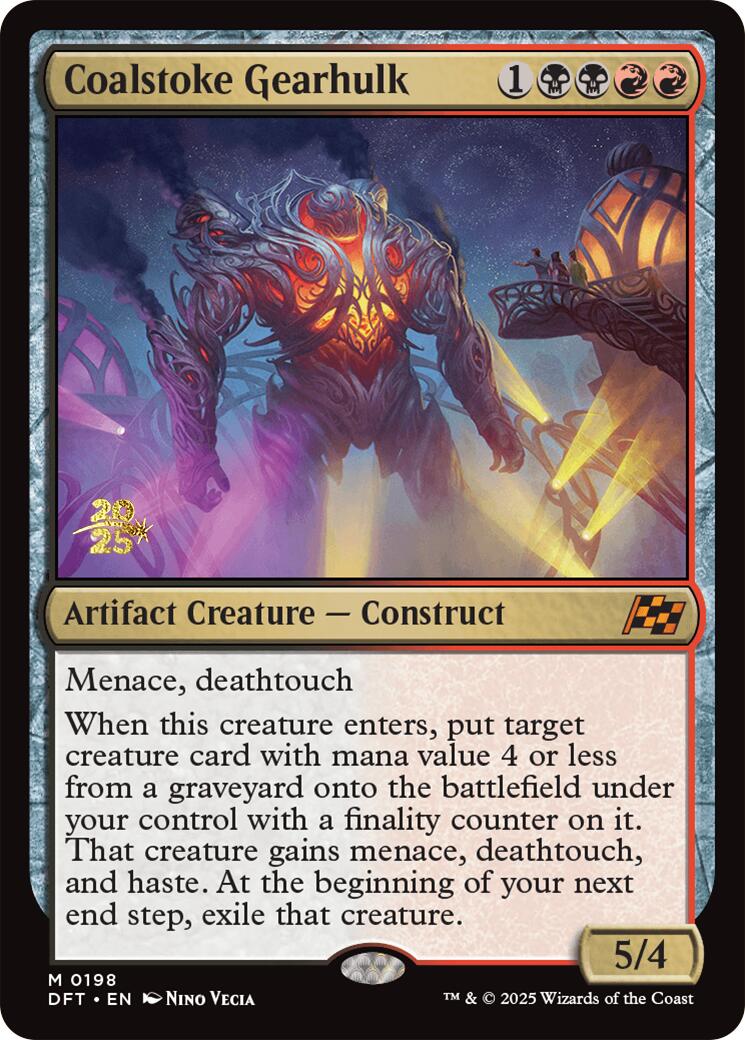 Coalstoke Gearhulk [Aetherdrift Prerelease Promos] | Shuffle n Cut Hobbies & Games