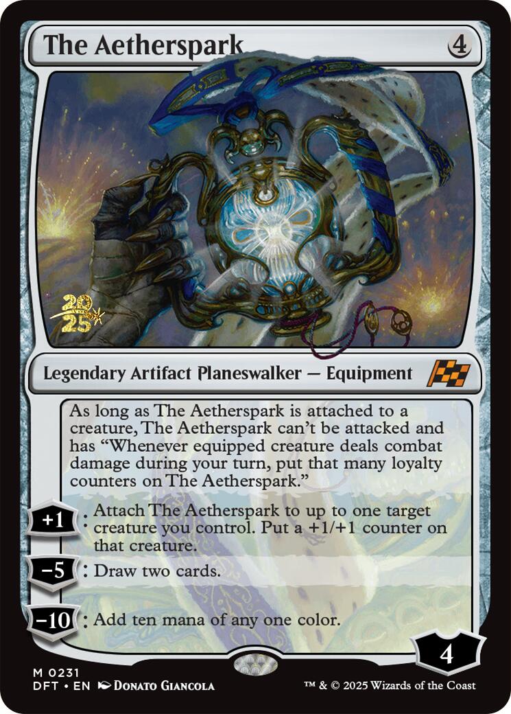 The Aetherspark [Aetherdrift Prerelease Promos] | Shuffle n Cut Hobbies & Games