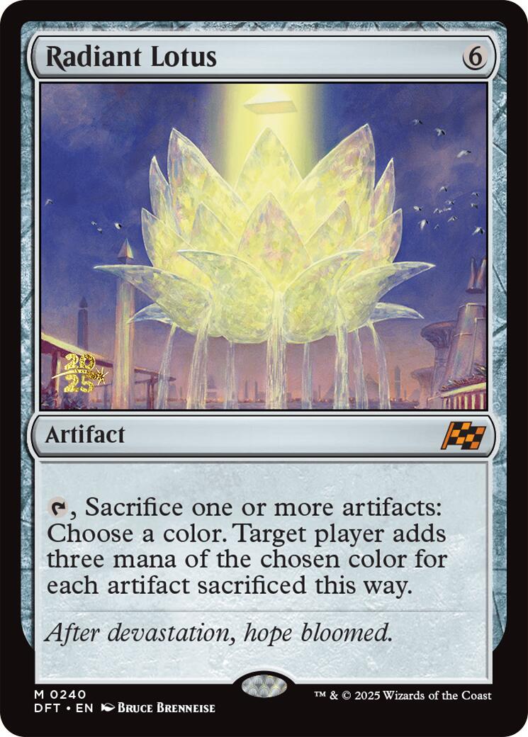 Radiant Lotus [Aetherdrift Prerelease Promos] | Shuffle n Cut Hobbies & Games