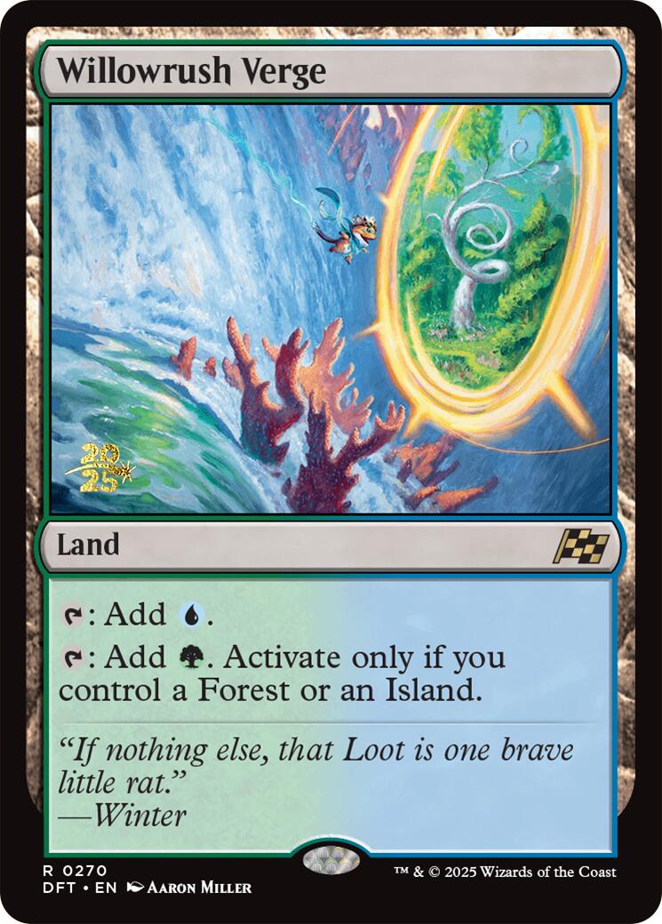 Willowrush Verge [Aetherdrift Prerelease Promos] | Shuffle n Cut Hobbies & Games