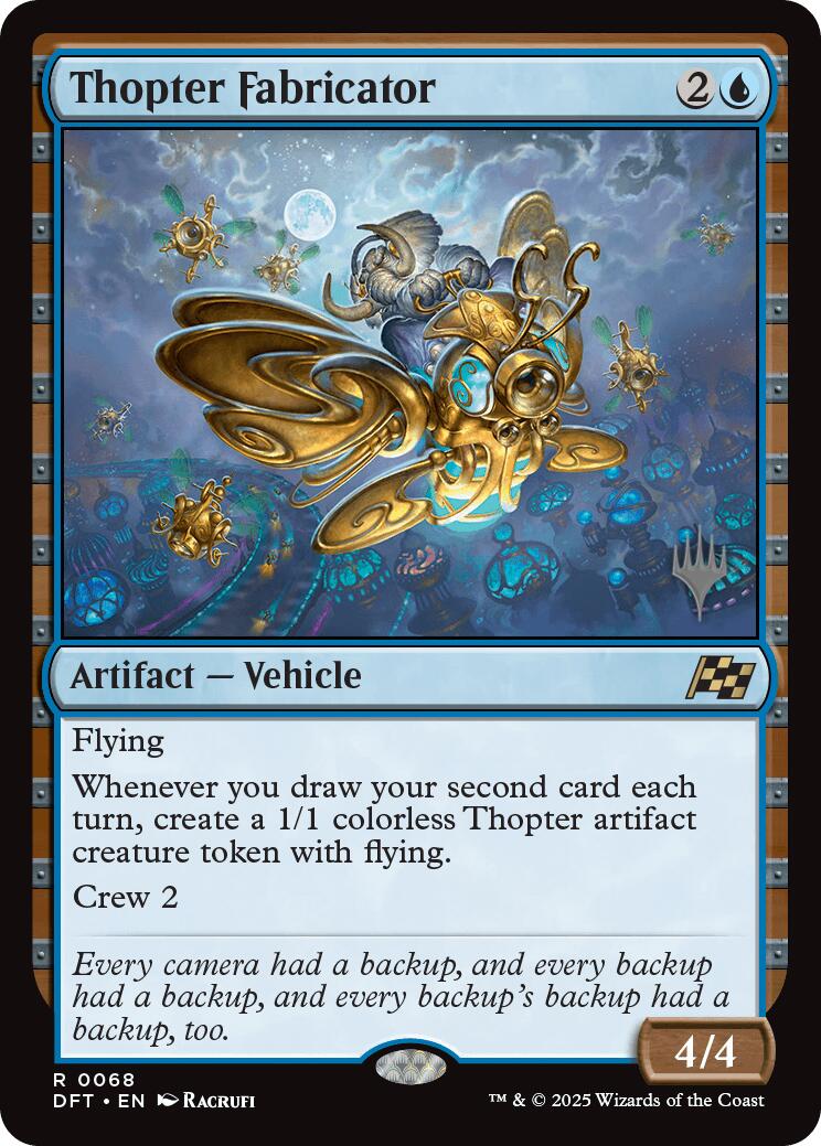 Thopter Fabricator [Aetherdrift Promos] | Shuffle n Cut Hobbies & Games