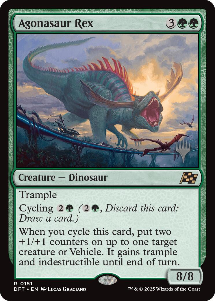 Agonasaur Rex [Aetherdrift Promos] | Shuffle n Cut Hobbies & Games