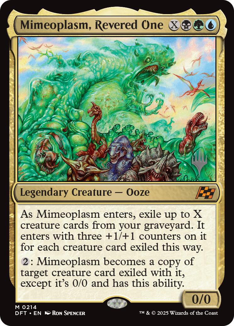 Mimeoplasm, Revered One [Aetherdrift Promos] | Shuffle n Cut Hobbies & Games