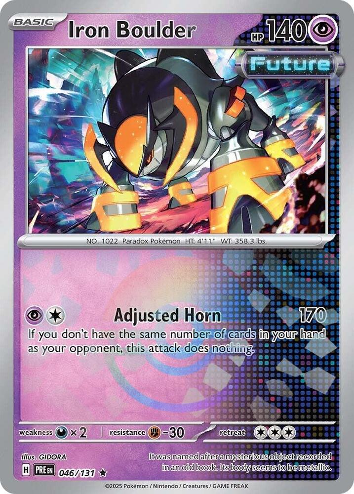 Iron Boulder (046/131) (Poke Ball Pattern) [Scarlet & Violet: Prismatic Evolutions] | Shuffle n Cut Hobbies & Games