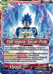 Vegeta // SSB Vegeta, Saiyan Pride (BT27-001) [History of Z] | Shuffle n Cut Hobbies & Games