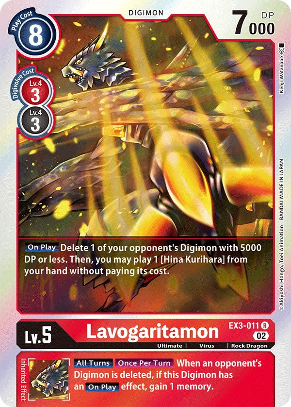 Lavogaritamon [EX3-011] [Draconic Roar] | Shuffle n Cut Hobbies & Games