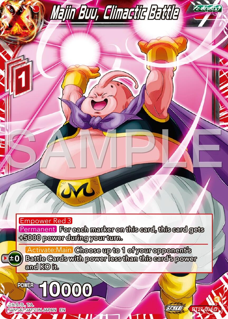 Majin Buu, Climactic Battle (BT27-004) [History of Z] | Shuffle n Cut Hobbies & Games