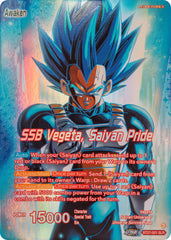 Vegeta // SSB Vegeta, Saiyan Pride (SLR) (BT27-001) [History of Z] | Shuffle n Cut Hobbies & Games