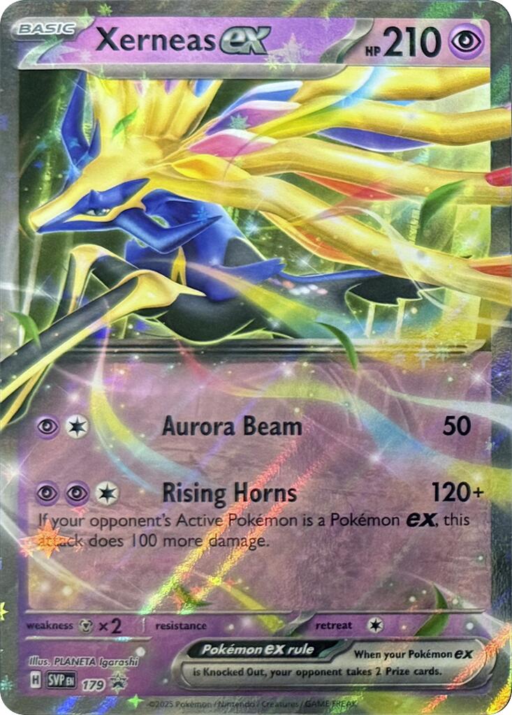 Xerneas ex (179) [Scarlet & Violet: Black Star Promos] | Shuffle n Cut Hobbies & Games