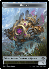 Gnome // Golem Double-Sided Token [The Lost Caverns of Ixalan Tokens] | Shuffle n Cut Hobbies & Games