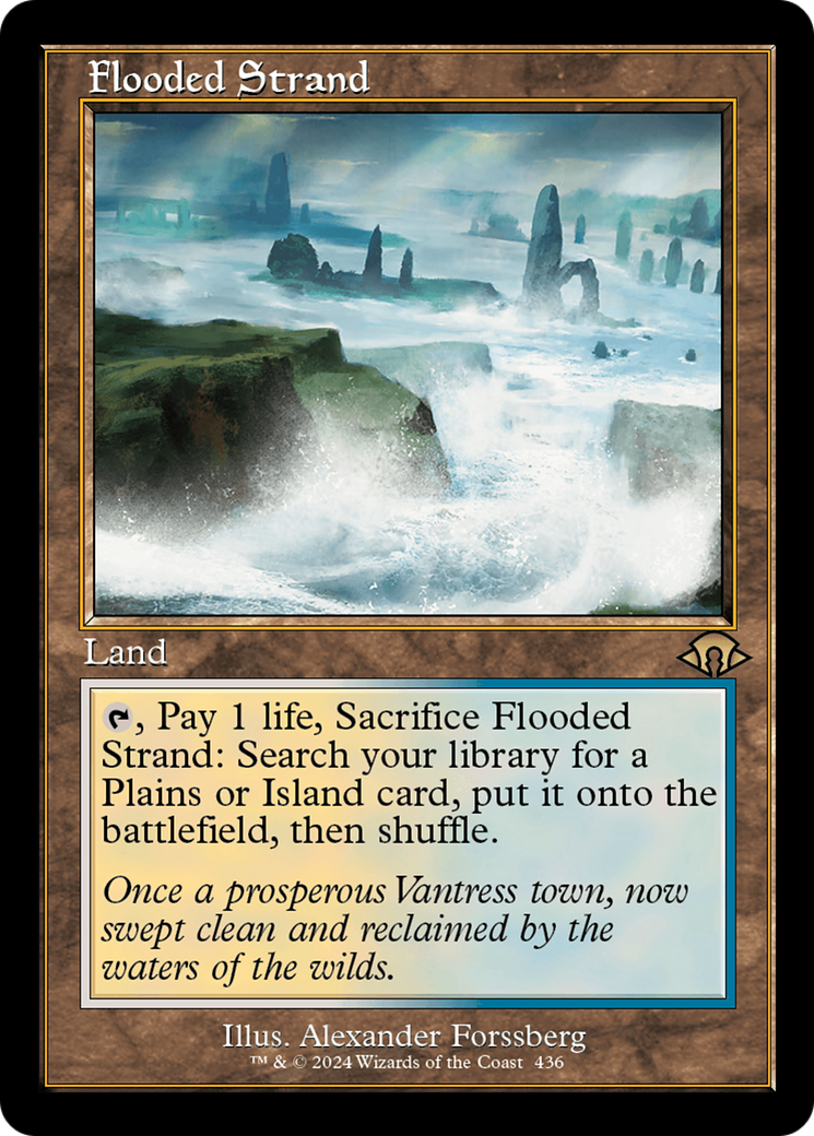 Flooded Strand (Retro) [Modern Horizons 3] | Shuffle n Cut Hobbies & Games