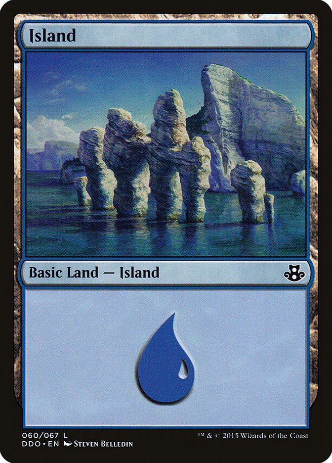 Island (60) [Duel Decks: Elspeth vs. Kiora] | Shuffle n Cut Hobbies & Games