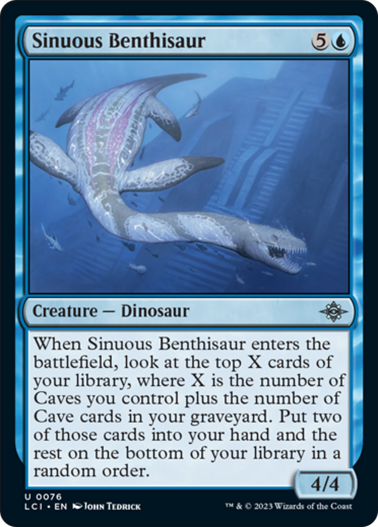 Sinuous Benthisaur [The Lost Caverns of Ixalan] | Shuffle n Cut Hobbies & Games