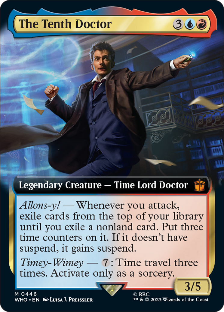 The Tenth Doctor (Extended Art) [Doctor Who] | Shuffle n Cut Hobbies & Games