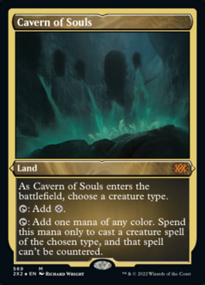 Cavern of Souls (Foil Etched) [Double Masters 2022] | Shuffle n Cut Hobbies & Games