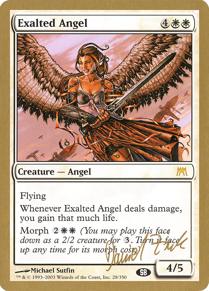 Exalted Angel (Daniel Zink) (SB) [World Championship Decks 2003] | Shuffle n Cut Hobbies & Games