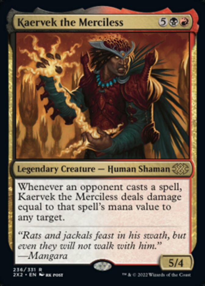 Kaervek the Merciless [Double Masters 2022] | Shuffle n Cut Hobbies & Games