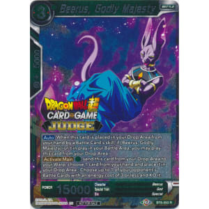 Beerus, Godly Majesty (BT8-053) [Judge Promotion Cards] | Shuffle n Cut Hobbies & Games