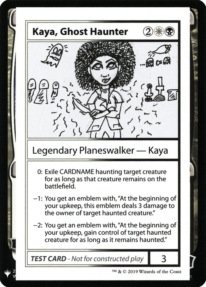 Kaya, Ghost Haunter [Mystery Booster Playtest Cards] | Shuffle n Cut Hobbies & Games