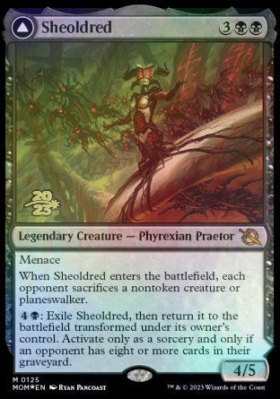 Sheoldred // The True Scriptures [March of the Machine Prerelease Promos] | Shuffle n Cut Hobbies & Games