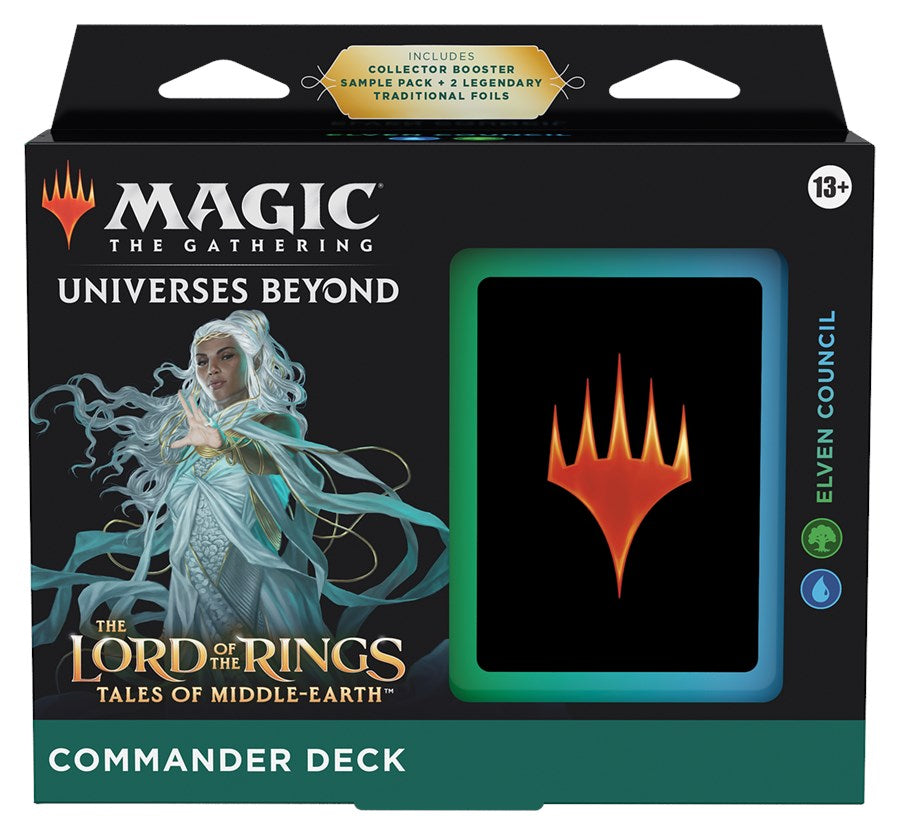 The Lord of the Rings: Tales of Middle-earth - Commander Deck (Elven Council) | Shuffle n Cut Hobbies & Games