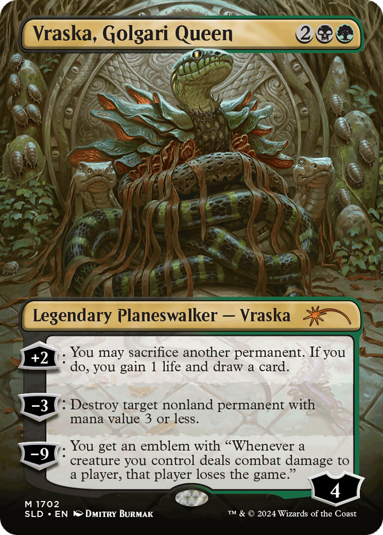 Vraska, Golgari Queen (1702) [Secret Lair Drop Series] | Shuffle n Cut Hobbies & Games