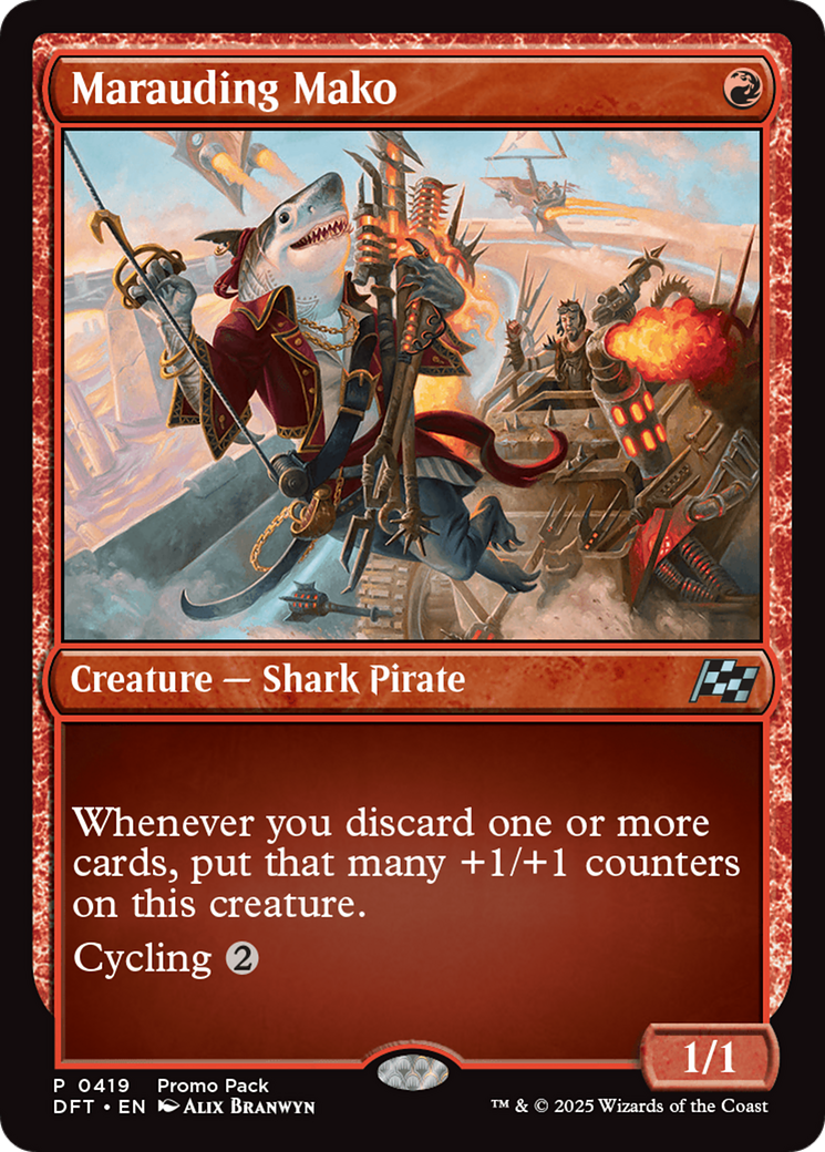 Marauding Mako [Aetherdrift Promos] | Shuffle n Cut Hobbies & Games