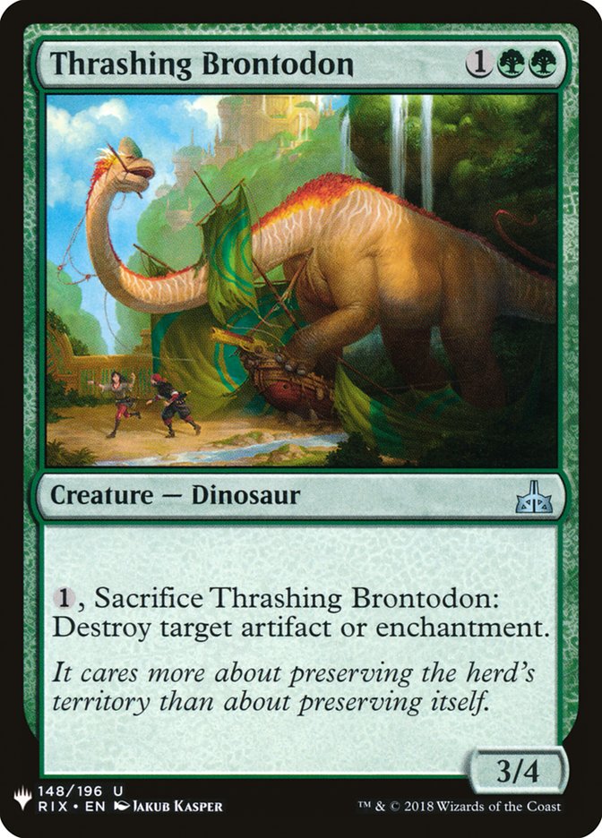 Thrashing Brontodon [Mystery Booster] | Shuffle n Cut Hobbies & Games