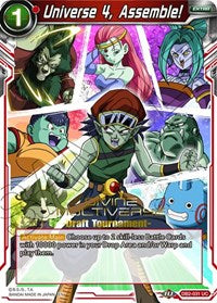 Universe 4, Assemble! (Divine Multiverse Draft Tournament) (DB2-031) [Tournament Promotion Cards] | Shuffle n Cut Hobbies & Games