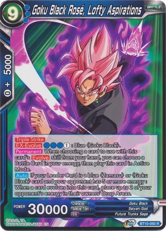 Goku Black Rose, Lofty Aspirations (BT10-050) [Rise of the Unison Warrior 2nd Edition] | Shuffle n Cut Hobbies & Games