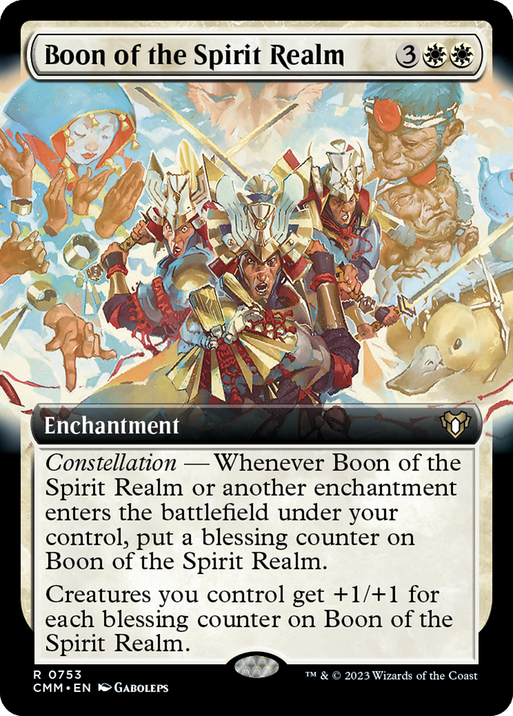 Boon of the Spirit Realm (Extended Art) [Commander Masters] | Shuffle n Cut Hobbies & Games