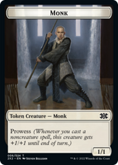 Spider // Monk Double-Sided Token [Double Masters 2022 Tokens] | Shuffle n Cut Hobbies & Games