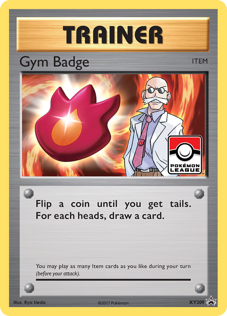 Gym Badge (XY209) (Blaine) [XY: Black Star Promos] | Shuffle n Cut Hobbies & Games