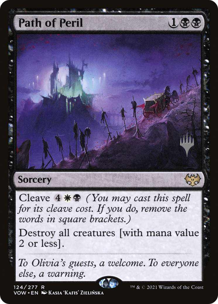 Path of Peril (Promo Pack) [Innistrad: Crimson Vow Promos] | Shuffle n Cut Hobbies & Games