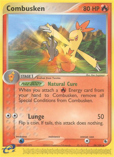 Combusken (28/109) [EX: Ruby & Sapphire] | Shuffle n Cut Hobbies & Games