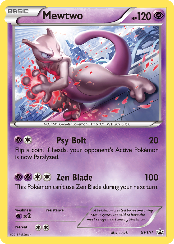 Mewtwo (XY101) [XY: Black Star Promos] | Shuffle n Cut Hobbies & Games