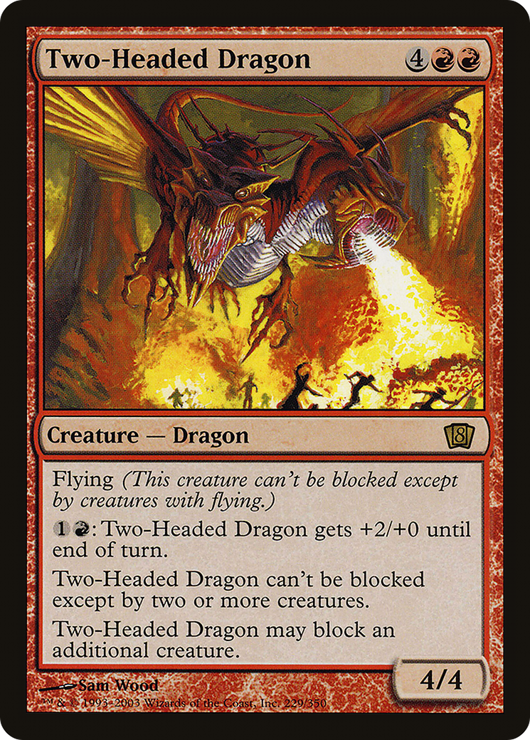 Two-Headed Dragon (E3 2003) [Oversize Cards] | Shuffle n Cut Hobbies & Games