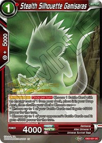 Stealth Silhouette Gamisaras (Divine Multiverse Draft Tournament) (DB2-021) [Tournament Promotion Cards] | Shuffle n Cut Hobbies & Games
