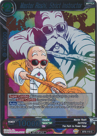 Master Roshi, Strict Instructor (Event Pack 4) (BT6-110) [Promotion Cards] | Shuffle n Cut Hobbies & Games