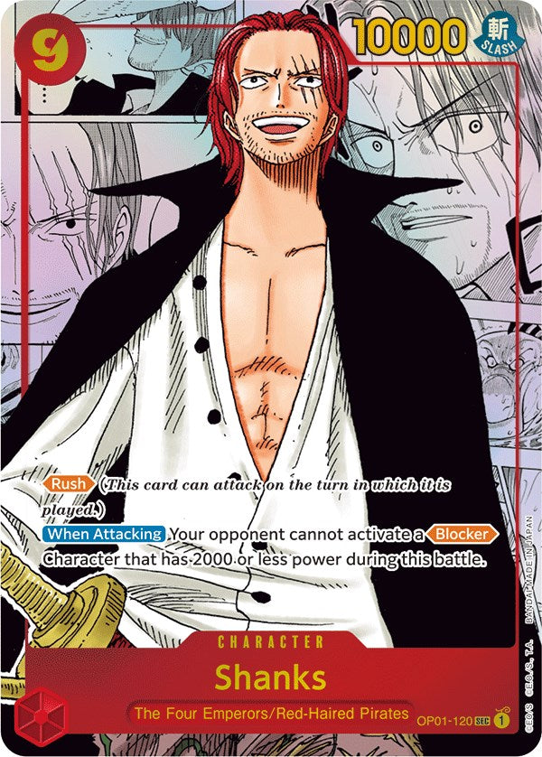 Shanks (Parallel) (Alternate Art) [Romance Dawn] | Shuffle n Cut Hobbies & Games