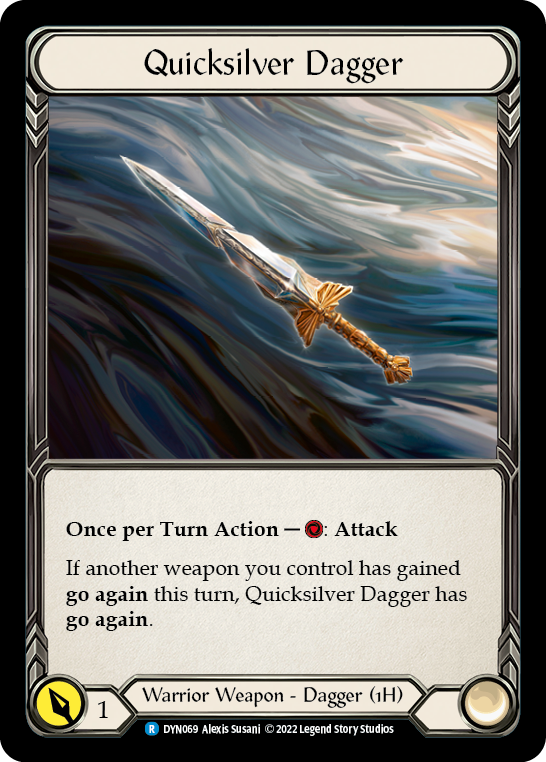 Quicksilver Dagger [DYN069] (Dynasty)  Cold Foil | Shuffle n Cut Hobbies & Games