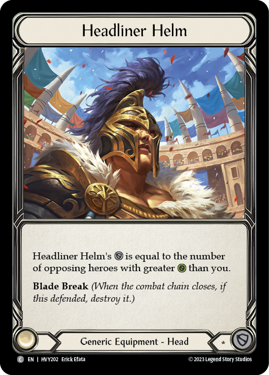 Headliner Helm [HVY202] (Heavy Hitters) | Shuffle n Cut Hobbies & Games