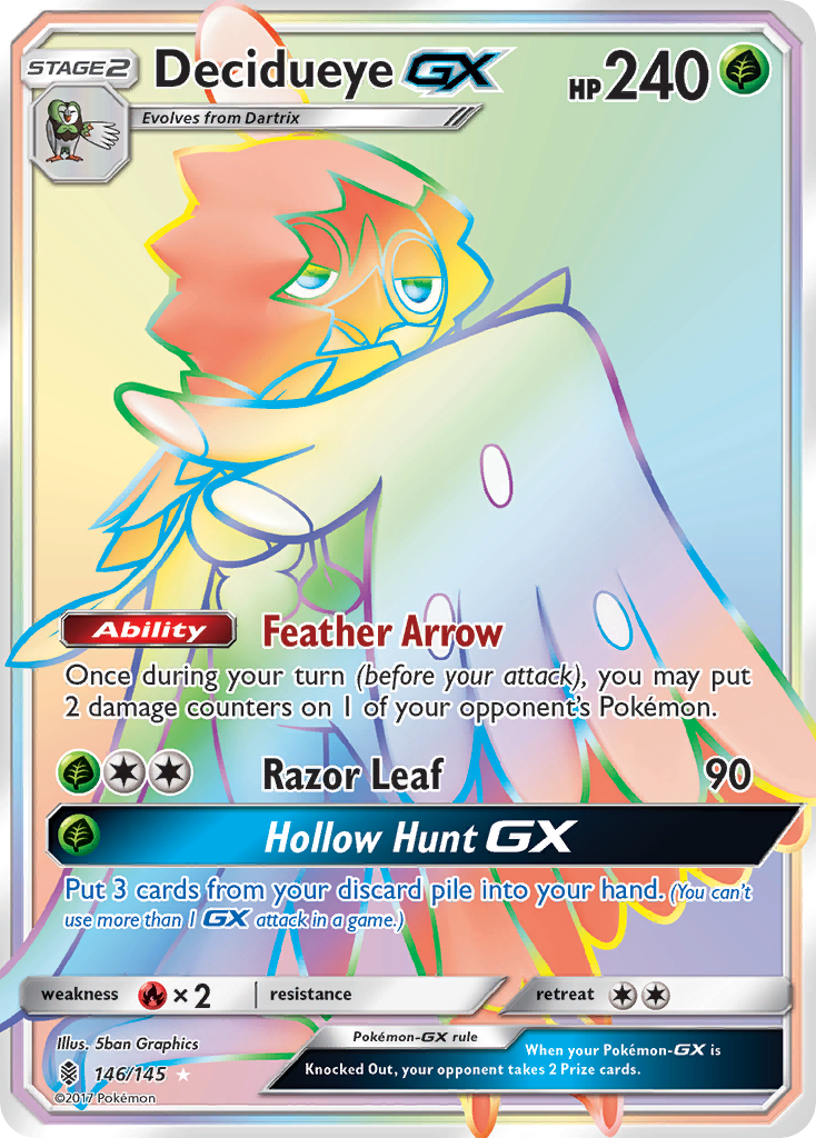 Decidueye GX (146/145) [Sun & Moon: Guardians Rising] | Shuffle n Cut Hobbies & Games