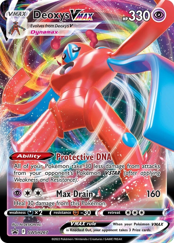 Deoxys VMAX (SWSH267) [Sword & Shield: Black Star Promos] | Shuffle n Cut Hobbies & Games