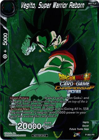 Vegito, Super Warrior Reborn (P-065) [Tournament Promotion Cards] | Shuffle n Cut Hobbies & Games