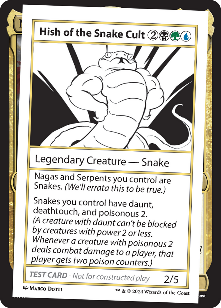 Hish of the Snake Cult [Mystery Booster 2 Playtest Cards] | Shuffle n Cut Hobbies & Games