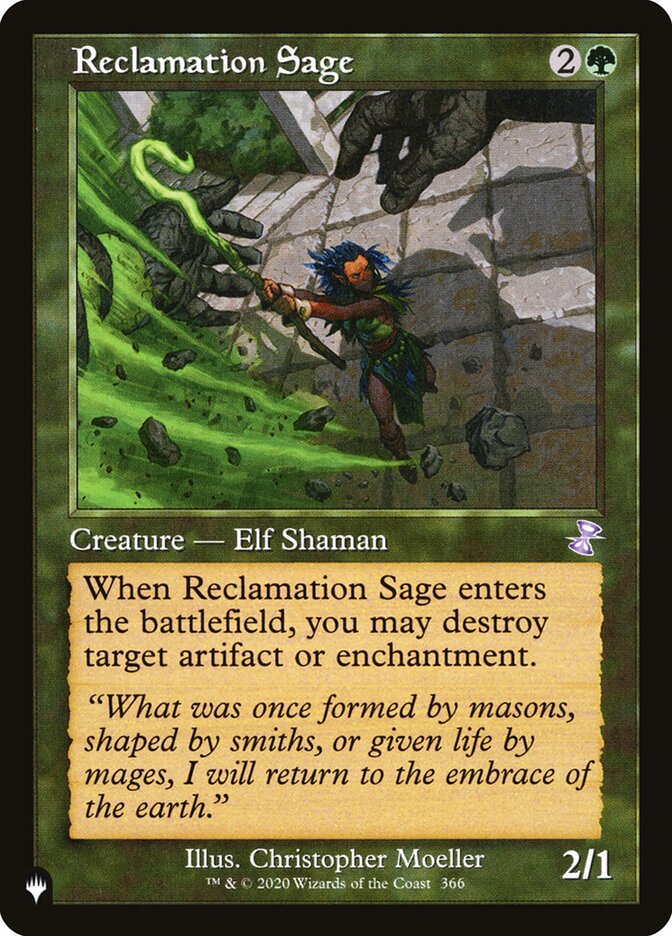 Reclamation Sage [The List] | Shuffle n Cut Hobbies & Games